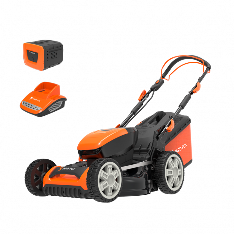Аккумуляторная самоходная газонокосилка 60V YARD FOX EL 4655 B SET 